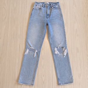 Abercrombie & Fitch 90s Ultra High Rise Straight Jeans